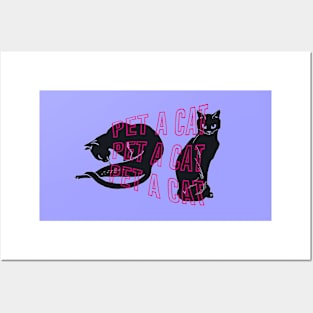 Pet a Cat Posters and Art